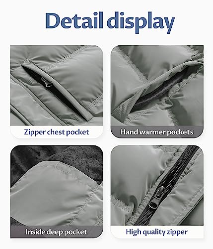 Image of Men's Puffer Jacket Waterproof Winter Parka jacket Warm Thicken Ski Coat