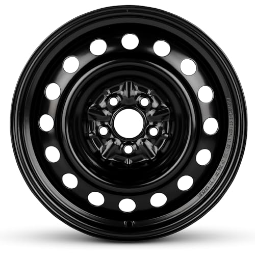 For 2003-2008 Toyota Corolla Rims 15 Inch Painted Black Car...