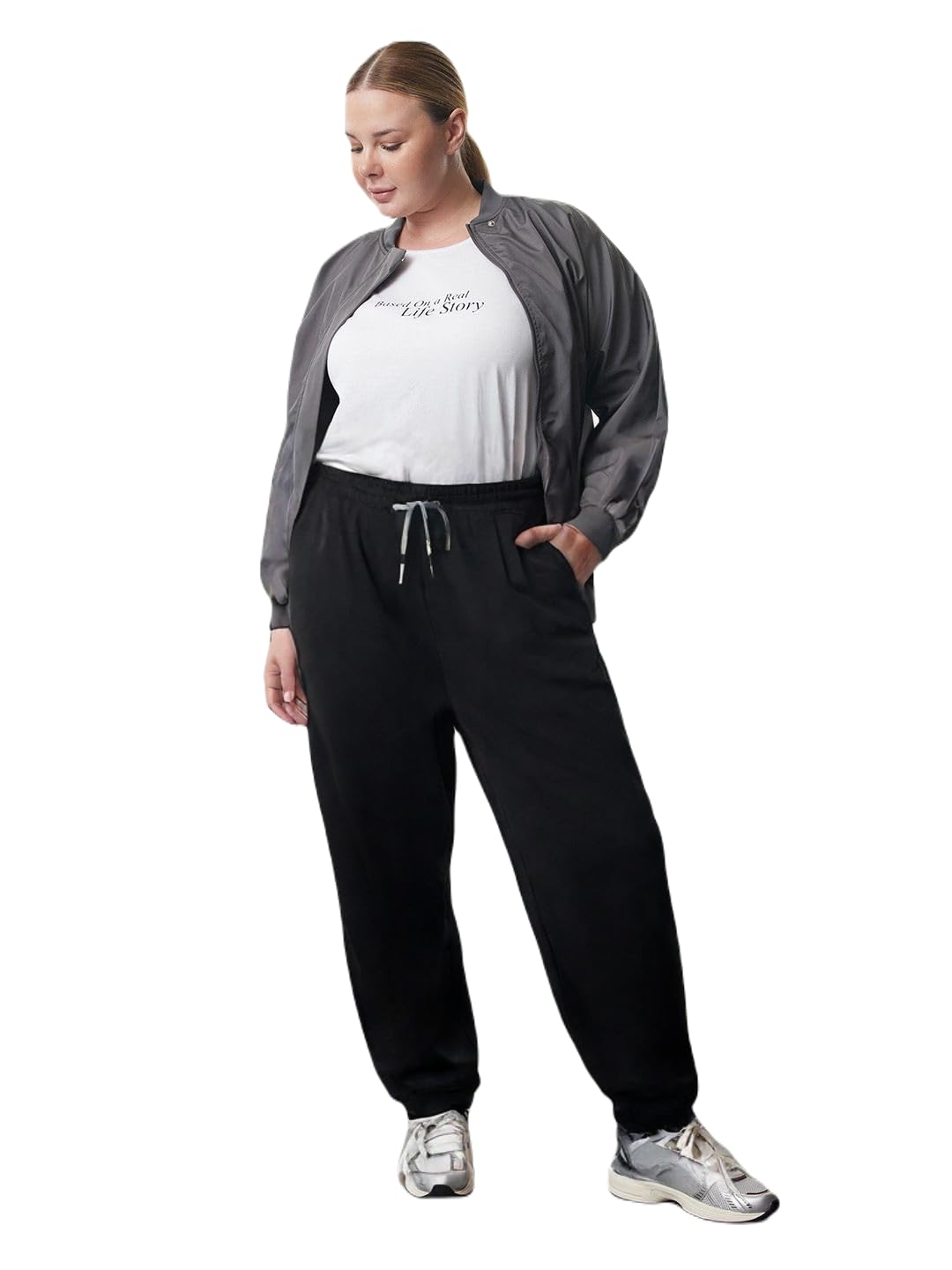 Women's and Girls Skinny Fit Gym High Waist, Yoga Pants, Women Lower, Casual Lower,Plus Size Lower 38.-image-14