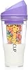 CRUNCHCUP XL Purple - Portable Plastic Cereal Cups for Breakfast On the Go, To Go Cereal and Milk Container for your favorite Breakfast Cereals, No Spoon or Bowl Required