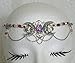 Dragons Breath Fire Opal Circlet, handmade jewelry wiccan pagan wicca triple moon witch witchcraft goddess headpiece