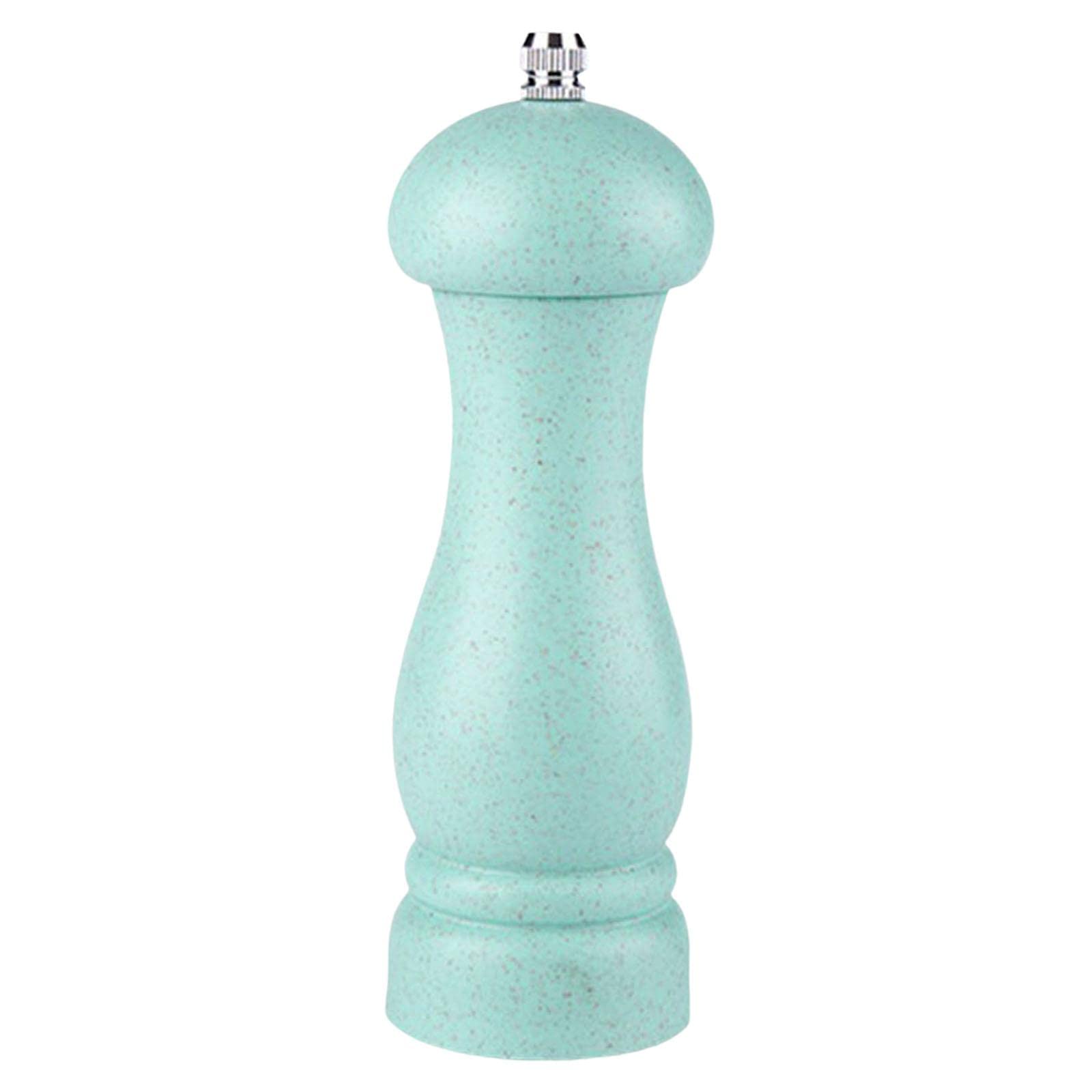 manual pepper or salt grinder ceramic grinding core refillable adjustable green