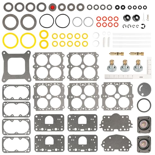 Carburetor Rebuild Kit For Holley 37-485 For 4 BARREL GASOLINE DOUBLE PUMP MODEL 4150 600 650 700 750 800 850 CFM