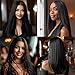 Long Straight Black Wig|Synthetic Long Black Wigs for Women|Cosplay Black Wig for Fashion Women 28inch