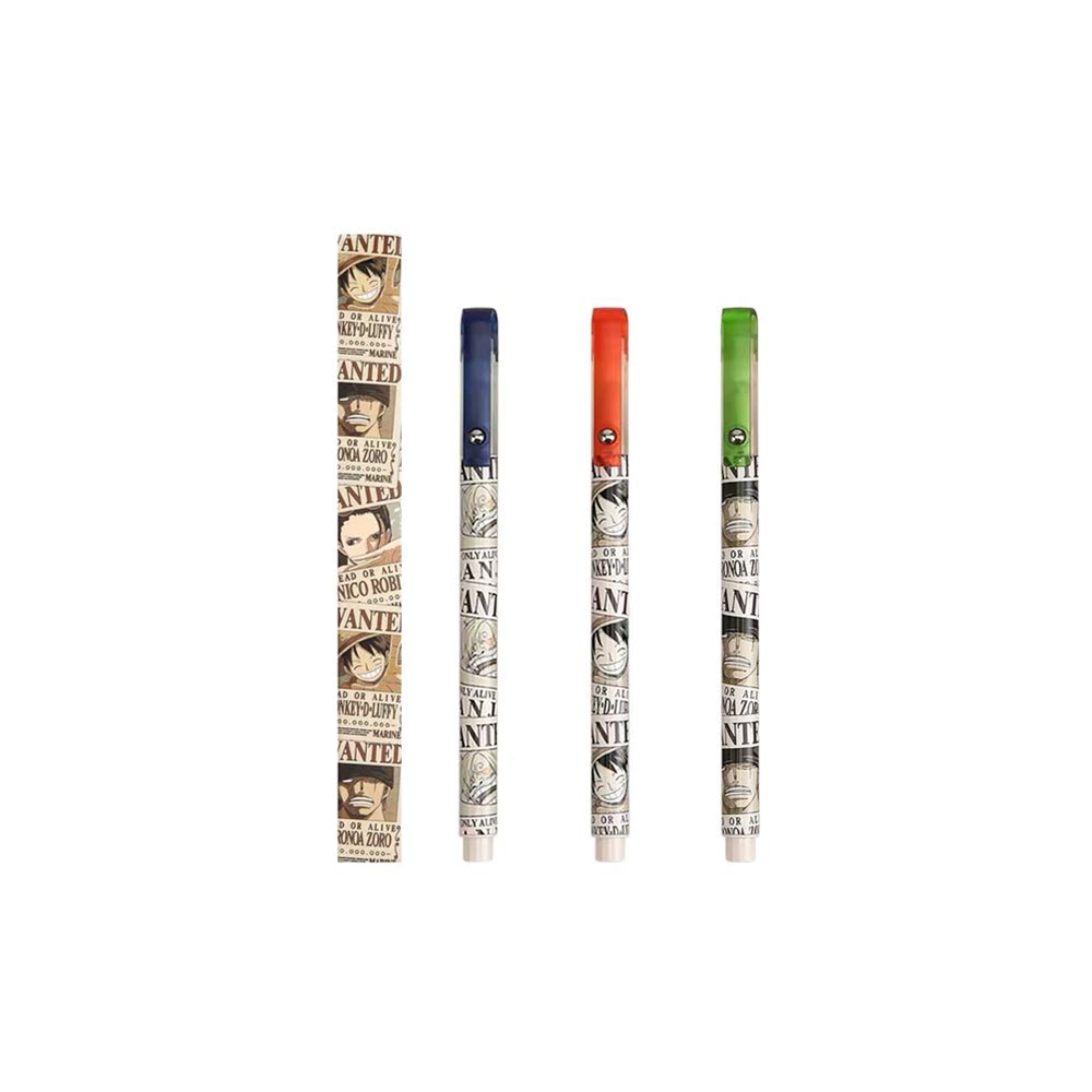 ROSETOR 3pcs Gel Pen Blind Box Sign Pen Black 0.5mm Wanted Only