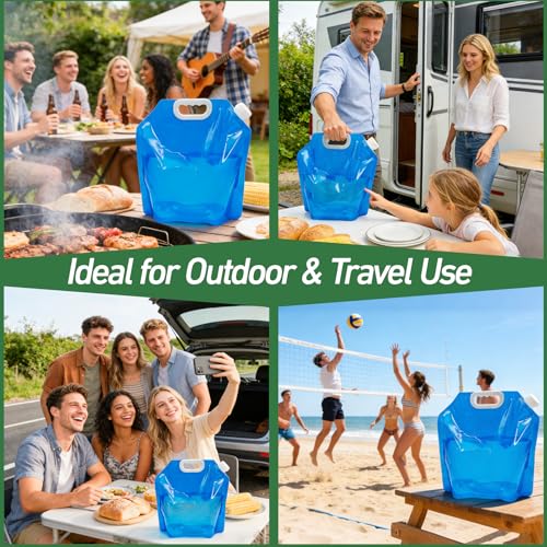 Conteneur d'eau pliable de camping extérieur sport et randonnée - 7