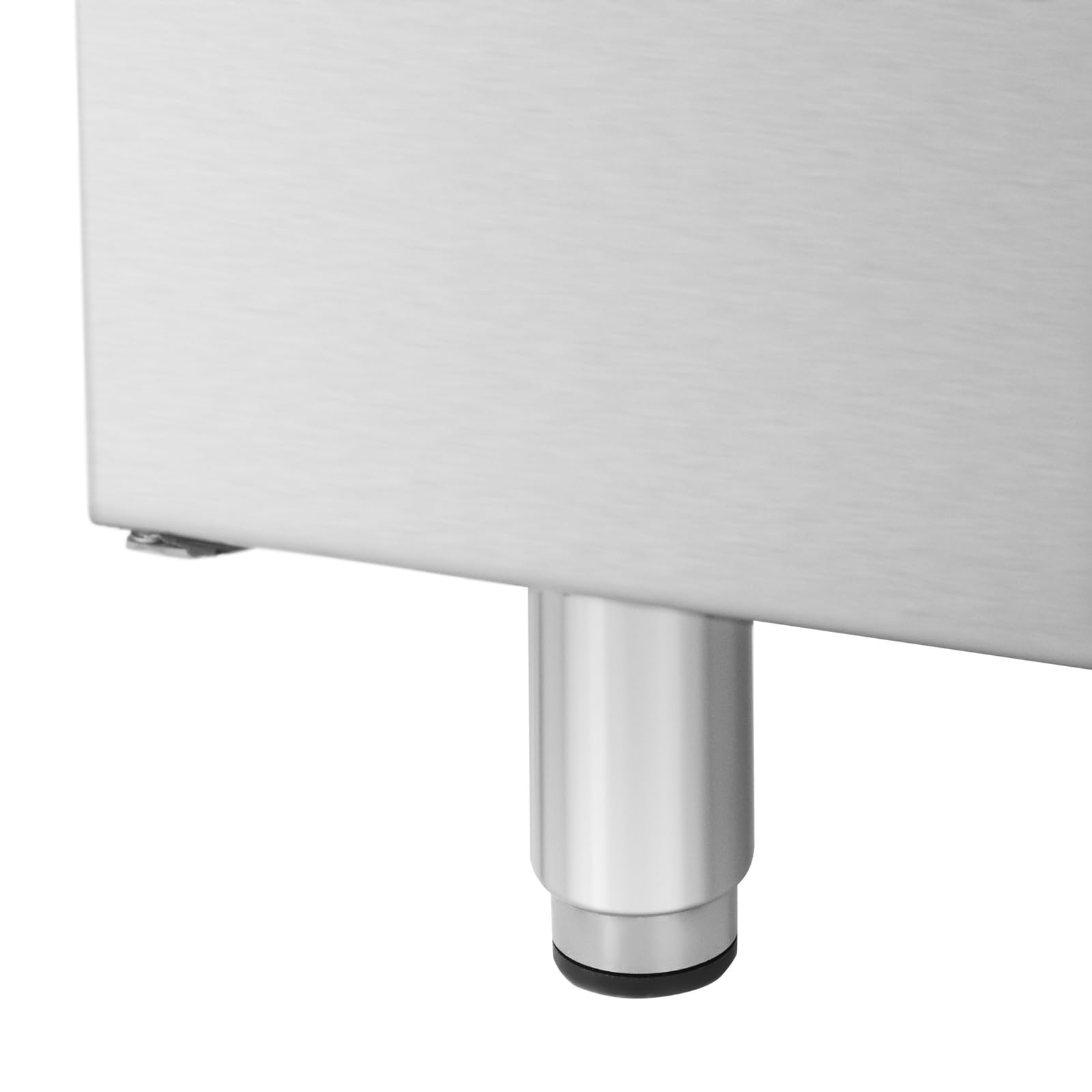 Royal Catering Plancha eléctrica fry-top 5,4 kW ondulada mueble bajo 40 x 70 cm serie Pro 730 Plancha de cocina Parrilla eléctrica Plancha de asar eléctrica Fry-top