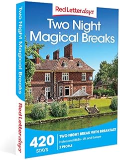 Red Letter Days Two Night Magical Breaks Gift Voucher  420 UK-based two night retreats