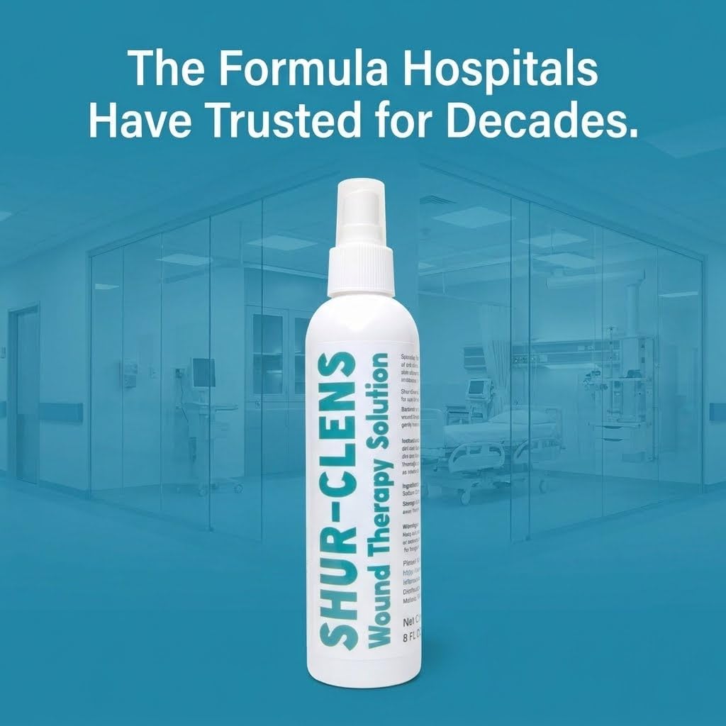 Shur-Clens Hypochlorous Acid Wound Wash, First Aid Spray, 8 oz image 4