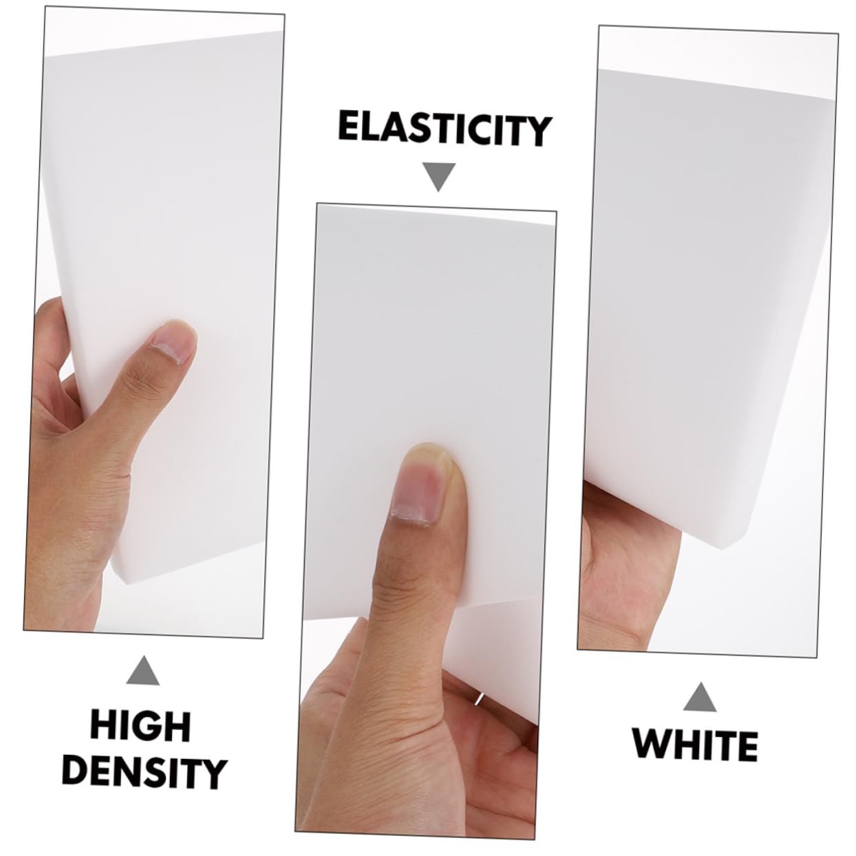 KALLORY Sponge Block Cushion DIY Felting Sponges High-Density for Felting Supplies