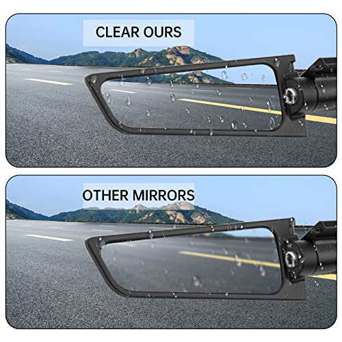 Latest Motorcycle Mirrors Side Mirrors: Motorcycle Accessories Bar End Mirrors For Motorcycles Adjustable Rotating Side Mirrors Fit For Honda Kawasaki Suzuki Yamaha Motorcycle Wing Mirror #TOP6