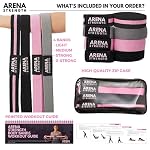 Long Fabric Full Body Resistance Bands, Set of 4 - Image 2