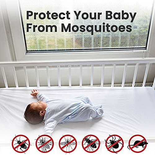 1 stuk vliegengaas voor ramen, muggennet voor ramen, insectenwerend net, insectenwerend net, vliegengaas, met 1 rol… - Afbeelding 6