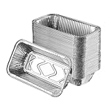PNAJFUEL Einweg-Alufolie-Schalen, 20Er-Pack Aluminium-Bbq-Alufolie-Pfannen, Strapazierfähieinweg-Alufolie, Hintere Fettauffangschalen