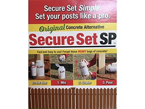 Secure Set SP (Shake & Pour) - 1 Post Kit - Commercial Grade - 32 oz. Fast, Secure & Safe Concrete Alternative for Easy Fence Post Installation - Thumbnail 2