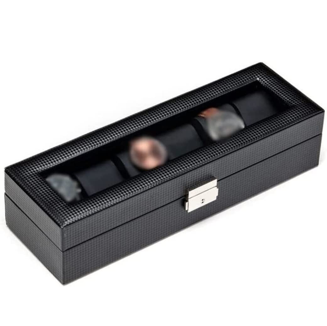 Scatola Portaorologi Scatola Porta Orologi Custodia Porta Orologi Custodia Porta Orologi In Pelle In Fibra Di Carbonio Scatole Per Orologi Organizer Porta Orologi