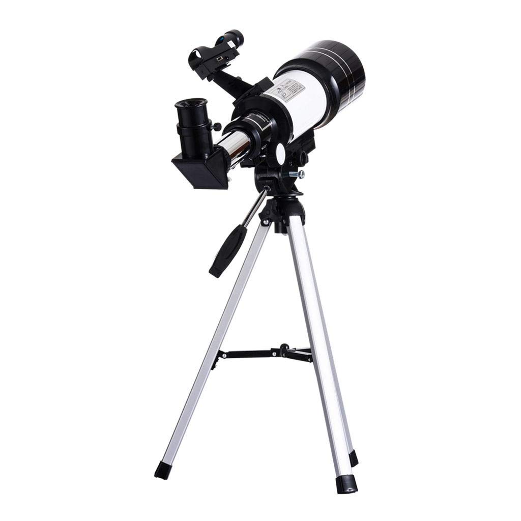 Telescopio astronómico para Adultos para niños, Soporte para telescopio de Viaje, trípode con Elemento óptico Totalmente Recubierto Multicapa, telescopio portátil