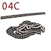 1pc 04C Roller Chain Industrial Transmission Pitch 6.35mm for Sprocket 1.5/5Meter(5 Meter)