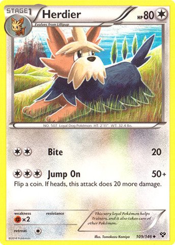 Amazon.com: Pokemon - Herdier (109/146)