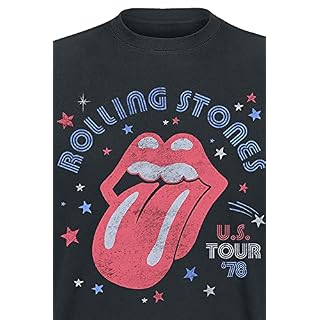 The Rolling Stones US Tour 78 Stars Homme T-Shirt Manches Courtes Noir M – Image 2