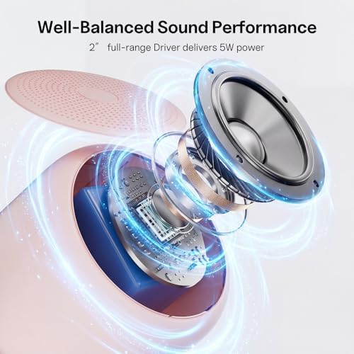 Bobtot Portable Bluetooth Speakers Mini Speaker with Strap Easy to Carry — view 2