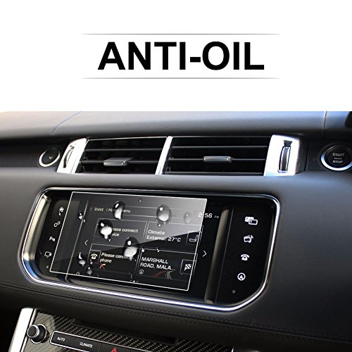 Lfotpp Car Navigation Screen Protector For Land Rover Range Rover Sport/Evoque 2013-2016 8-Inch, Tempered Glass 9H Hardness Car Infotainment Stereo Display Center Touchscreen Protective Film #TOP2