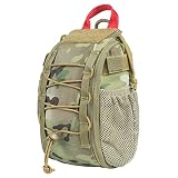 OneTigris IFAK Pouch - Large IFAK Molle Pouch Empty First Aid Bags Only Medical Trauma Kit Bag EMT P