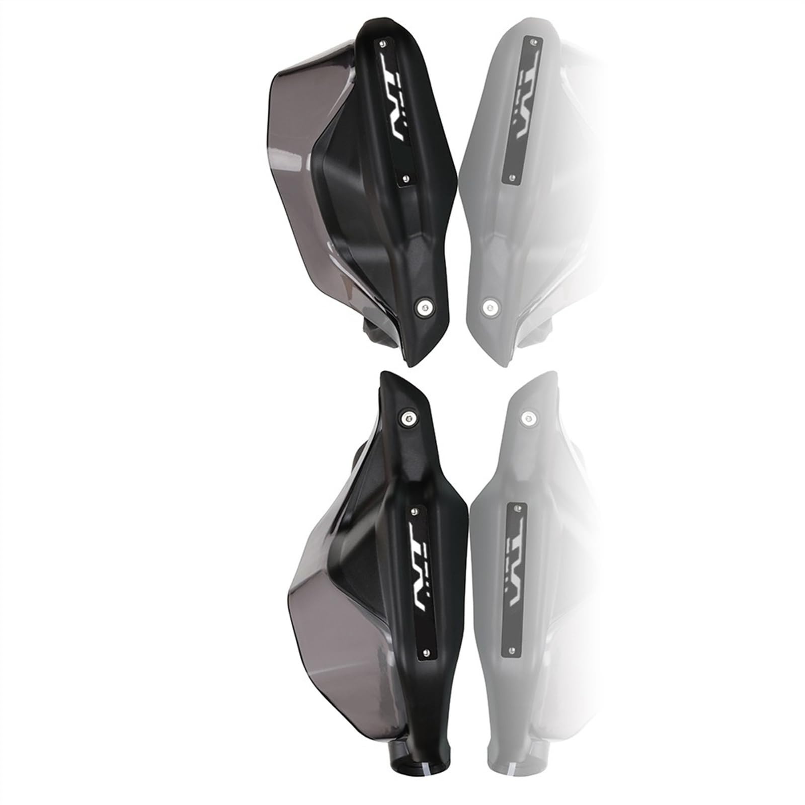 Protu00e8ge-mains Noirs Pour Moto,leviers D'embrayage De Frein,bouclier De