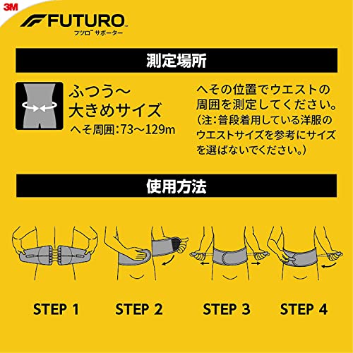 Amazon.co.jp: 3M 腰サポーター こし用 ふつう 大きめサイズ 高通気