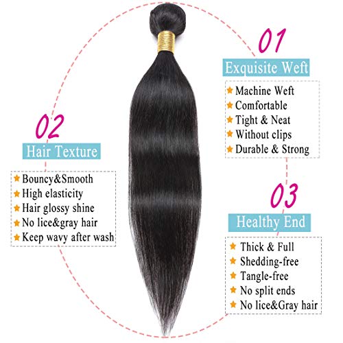 Human Hair Bundle for Women 29 Inch #Milk white