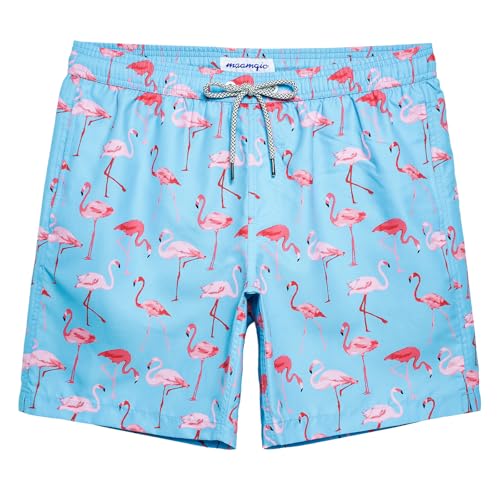 Image of maamgic Mens Swim Trunks Quick Dry Swim Shorts with Mesh Lining Funny Swimwear Bathing Suits 7inch