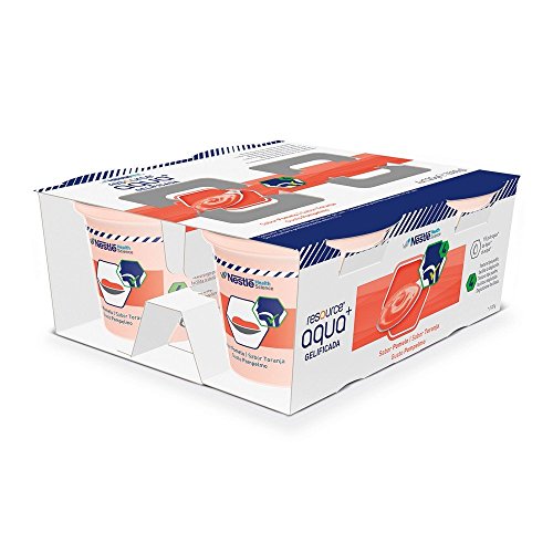 Meritene Resource Aqua+ Gelificada Pomelo 4Tarrinas 1 Unidad 100 G