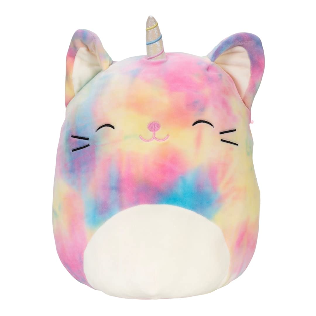 Squishmallows Official Kellytoy 12 Inch Soft Plush Squishy Toy Animals (Galeria Rainbow Caticorn)