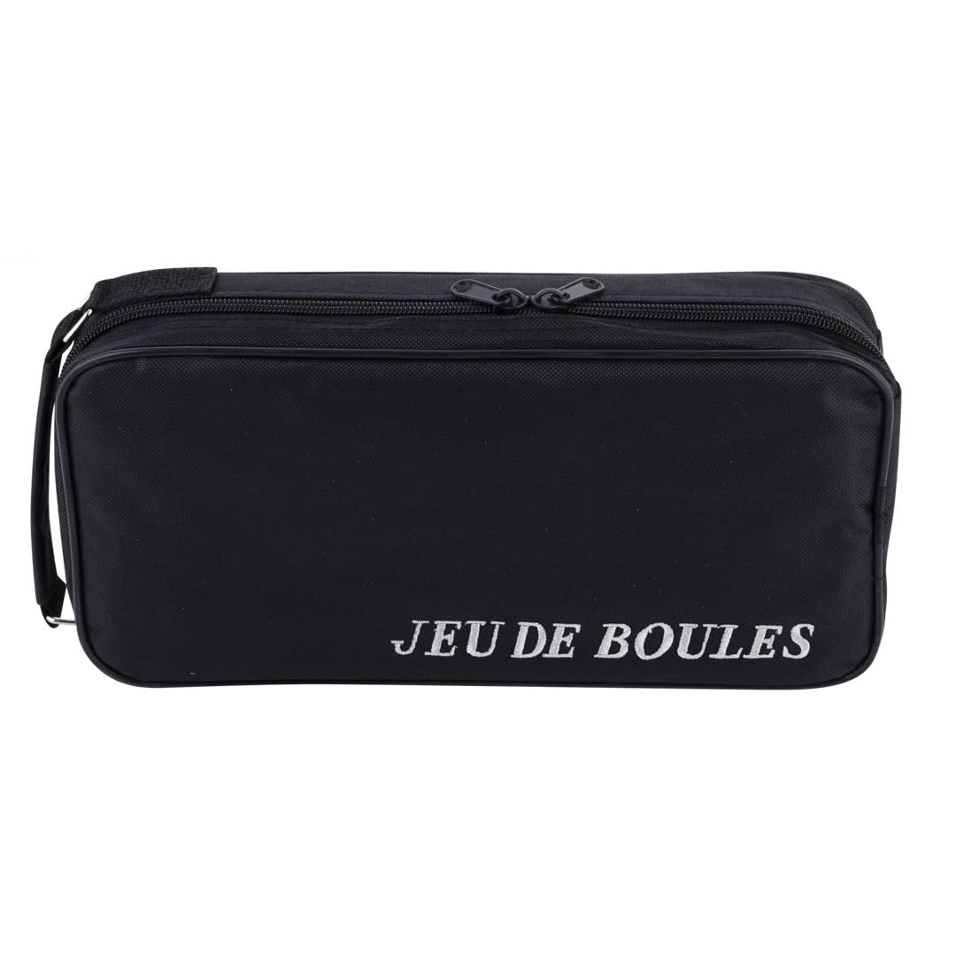 Engelhart Boules de Pétanque 8 Boules Sacoche Accessoires de Petanque - Boule Métal 74 mm 720 g - 2 Cochonnets Bois, Distance Mètre et Ramasse Boule Magnétique 2 à 4 Joueurs - Adulte Loisir 010203 | Jeu complet 8 boules pour 2 à 4 joueurs avec sacoche, co