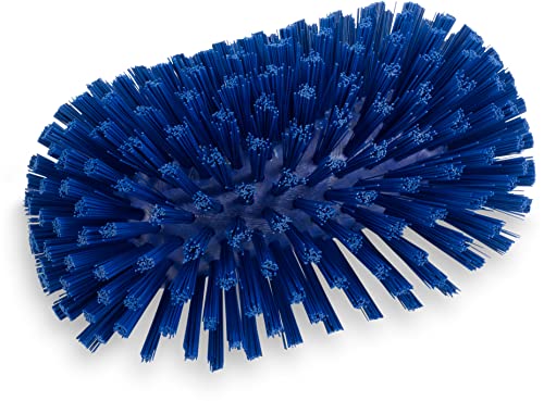 Image of SPARTA Tank and Kettle Scrub Brush Heavy-Duty Tile Brush, Color-Coded and Handle Compatible (Sold Separately) for Optimal Access In Spacious Containers, Plastic, 5.5 X 9.5 Inches, Blue