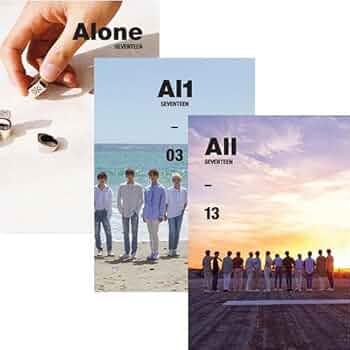 Amazon.com: Seventeen [AL1] 第4 張迷你專輯隨機版CD+相簿+