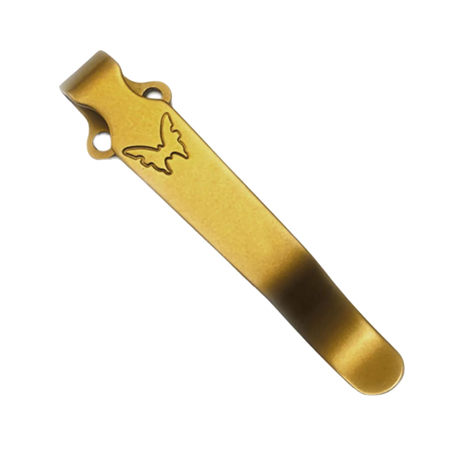 Msioytog Gold Stainless Steel Butterfly Back Clip Pocket Clamp Fit For Enhances Durability Secure Fastening In Diyer Projects Secure Grip Holder