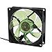 Aexit DC12V 0.18A 9Cm 3P zielony 12 diod LED 7 b-lades wentylator chłodzący do obudów PC chłodnica procesora chłodnica(DC12V 0.18A 9Cm 3P Vert 12 LED lumières 7 pales ventilateur pour PC Cases CPU Rad