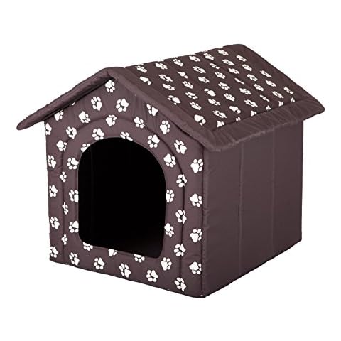 Hobbydog R4 BUDBWK1 Dog House R4 60 x 55 cm Brown with Flowers Large Multi-Coloured 1.4 kg Cover