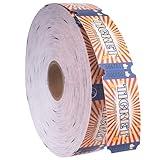 Wonninek Karneval Tombola-Tickets Rolle nummeriert 1-1000 Preiskarten für Veranstaltungen, Getränkemarken für Karneval, Lebensmittel, Kino, Biertürpreise, Spendenaktionen-Belohnung (1000 Stück)