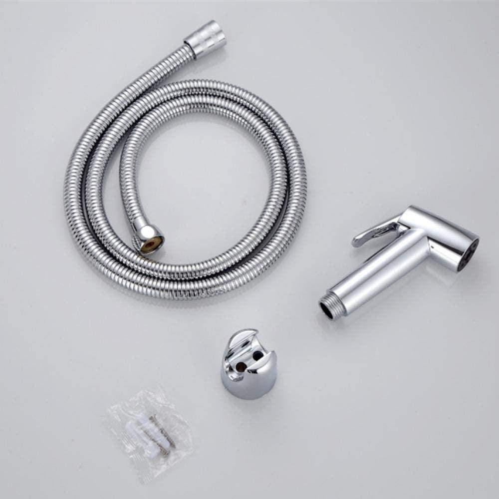Pulverizador de bidé de mano, grifo de bidé de mano, bidé de higiene personal – Conjunto de bidé de mano – Conjunto de bidé electroplated Pressurized Toilet Companion Spray Gun S