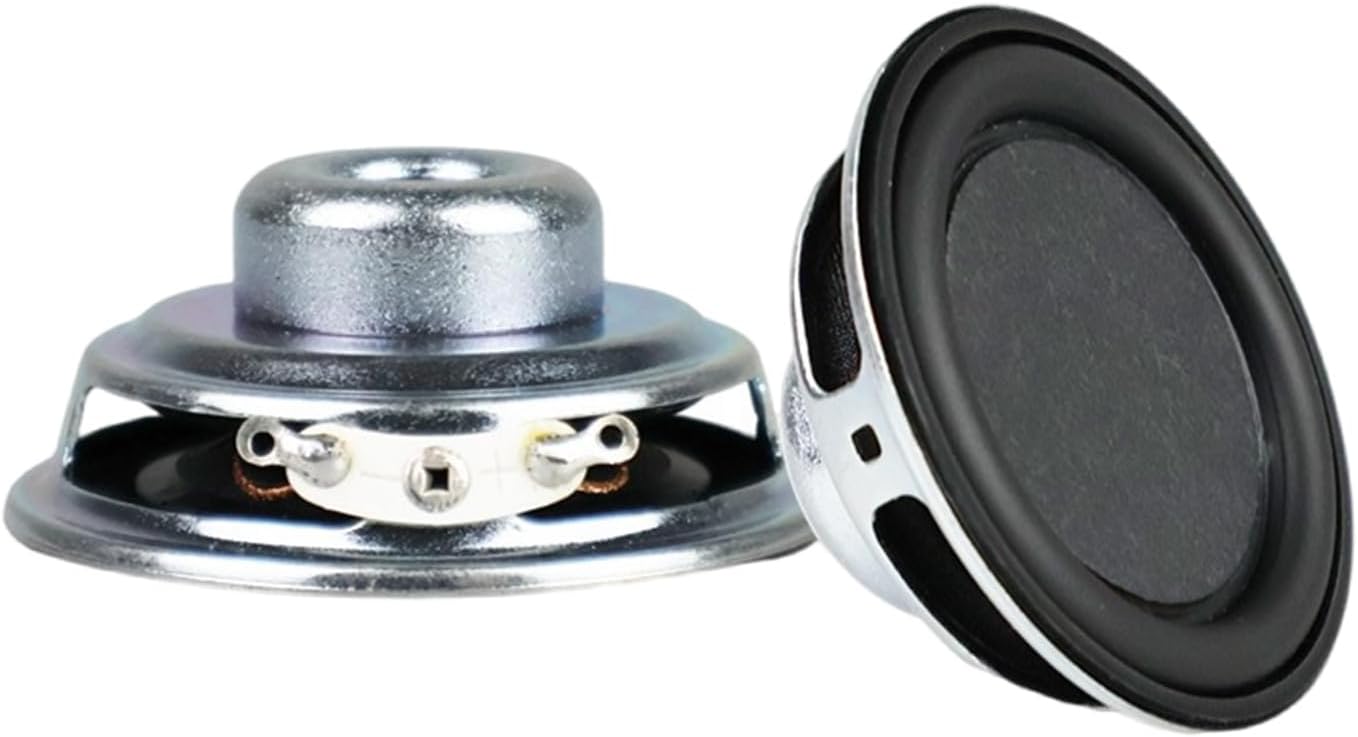 2Pcs 2inch 52MM Portable Full Ranges Speakers 4Ohm 5W Multimedia Waterproof Rubber Side Home Theater Loudspeaker