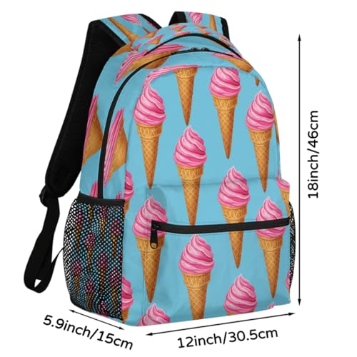 Mochila de helado con compartimento acolchado para portátil de adolescentes 2
