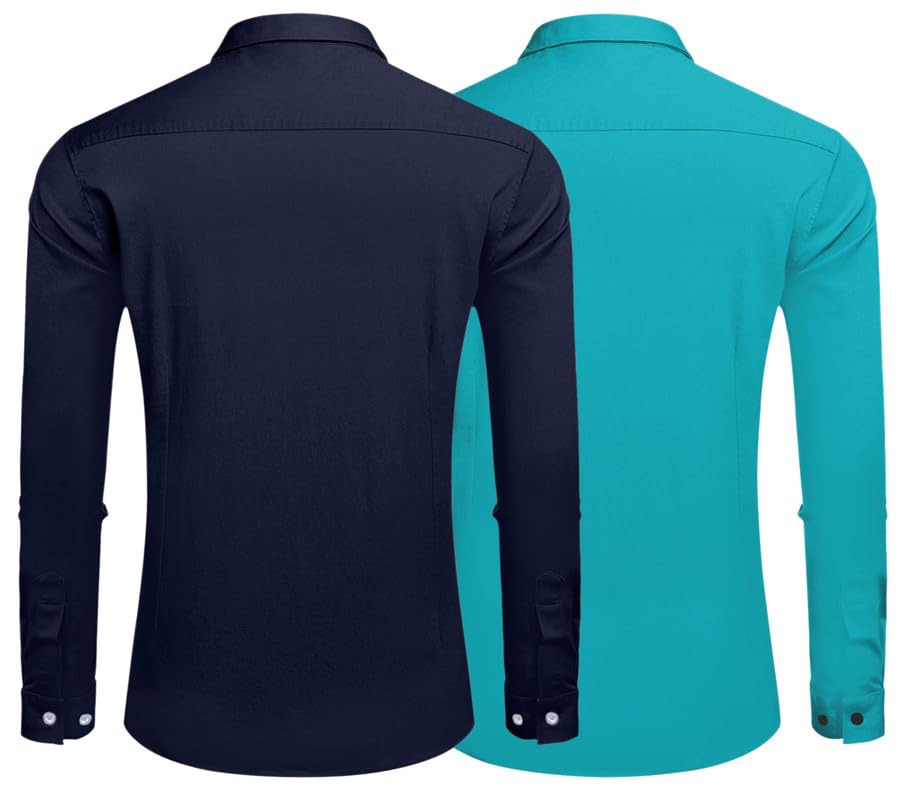 Image of FINIVO FASHION Men's Solid Regular Fit Shirt