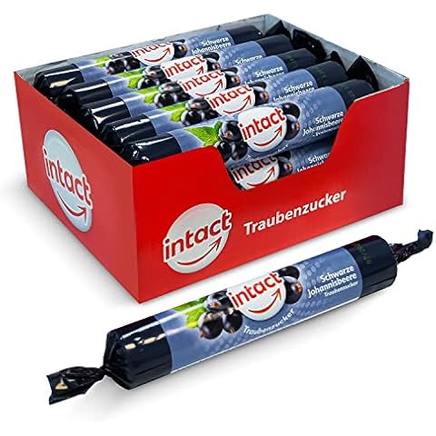intact Traubenzucker Rolle 15 St. • Multipack Traubenzucker Bonbons • 100% Vegan Cover
