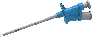 Pinza de prueba, flexible, azul, para uso con sondas de prueba banana de 4 mm, pinzas tenma, funciones de sonda de prueba, multifunción, tipo sonda de prueba, clip de pinza, color azul