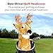 Daphne's Headcovers Deer Driver Headcover Premium Driver Headcovers Funny Golf Club Covers Stylish Protection for Your Clubs Men's Golf Gear Driver Headcover for Men and Women