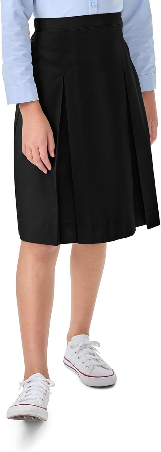 Classroom School Uniforms Big Girl's Girls Kick Pleat Skirt with Inside adjus Skirt