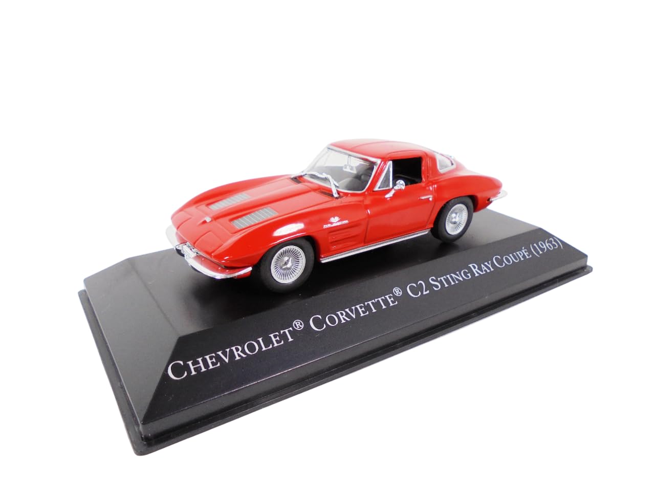 Opo 10 Multicolor - 1/43 Scale Model Car Compatible With Chevrolet Corvette C2 Stingray Coupe 1963 - Ac04