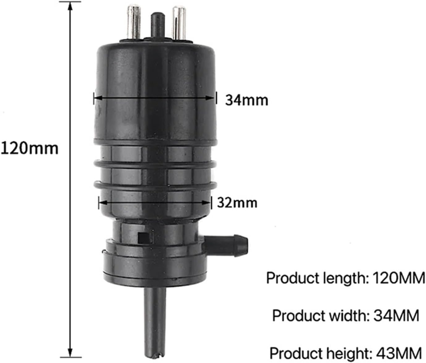 ウォッシャーポンプ メルセデス W201 W123 W124 W126 W129 1298690021 フロントガラスウォッシャーポ